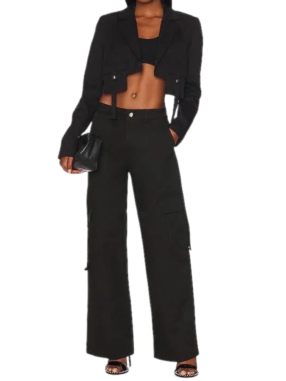 By.Dyln Jones Pants DL1496 - Size Small - Black